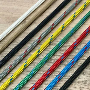 Braid On Braid Rope 6mm to 14mm English Braids Various Colours Priced Per Metre - Picture 1 of 2
