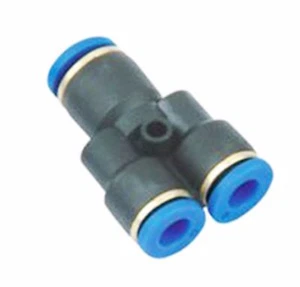 1x 3 vías 8 mm neumático colector de empuje en Y tubo conector de ajuste rápido PY-8 Reino Unido - Imagen 1 de 1