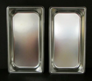 Lot of 2 Vollrath Super Pan #30312 Third Size 1.3 Quarts Stainless Steel New - Picture 1 of 2
