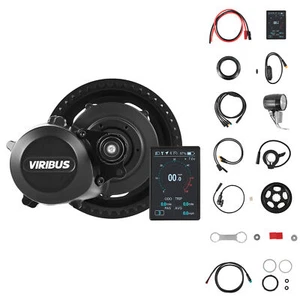 750W 48V Elektrofahrrad Mid Drive Motor eBike Mittelmotor Umbausatz APP&LCD - Bild 1 von 9