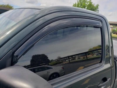 Protectores de lluvia AVS viseras de ventilación en canal para Toyota Tacoma 2005-2014 cabina simple Foto 1 de 4