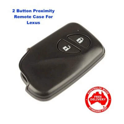 Suits Lexus 2 Button Proximity Smart Key Remote Case Shell -FREE POST! - Image 1 of 3