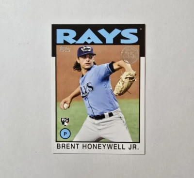 (ITEM B451) BRENT HONEYWELL - 2021 TOPPS UPDATE '86 TOPPS #86B50 - Image 1 of 2