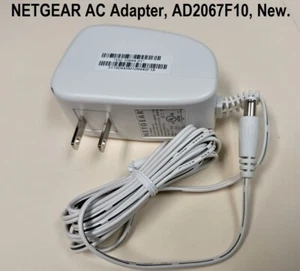 NETGEAR AC Adapter, AD2067F10, New. 332-10944-01, for Router. 12VDC 2.5A. UL - Picture 1 of 4