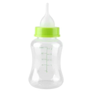 Aufzuchtflasche 150ml Haltbares Silikon Wasser Milch Flasche Neugeborene Pet - Bild 1 von 7