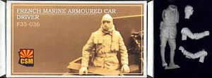 Copper State Models 1/35 FRENCH MARINE ARMORED CAR DRIVER Resin Figur - Bild 1 von 1