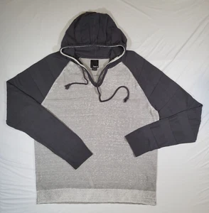 Sudadera con Capucha Bar III Para Hombres XL Pullover Manga Larga Bloques de Color Gris Algodón - Imagen 1 de 12