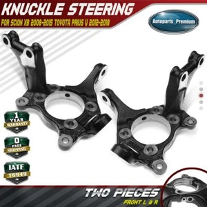 2x Steering Knuckle for Toyota Prius V Corolla iM Scion 08-18 Front Left & Right - Picture 1 of 8