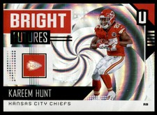 2018 Panini Unparalleled Bright Futures Whirl #18 Kareem Hunt /100