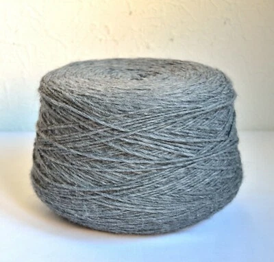 Italian alpaca wool yarns, 2.98 lb / 1350 grams cone - Image 1 of 3