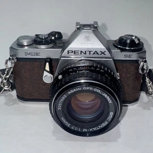 Pentax ME SE SLR mit SMC Pentax-M f1.7 50mm Asahi Objektiv - Bild 1 von 11