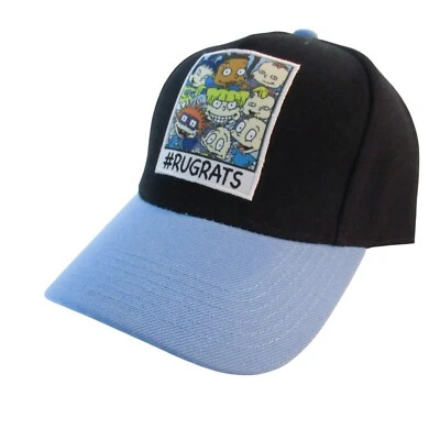 Nickelodeon Unisex Rugrats Baseball Cap Black Adjustable Embroidered NEW - Image 1 of 4