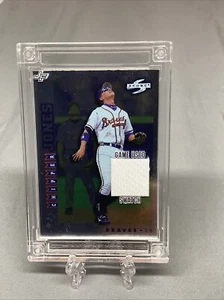Chipper Jones Game Used Swatch Encased 2022 Jersey Fusion Atlanta Braves MLB - Picture 1 of 5