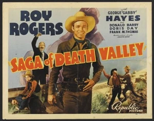 Saga of Death Valley Roy Rogers culto película occidental impresión póster - Imagen 1 de 1