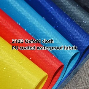 210D Oxford PU Coated Waterproof Fabric Tent Canopy Umbrella Drawstrin Backpack - Bild 1 von 12
