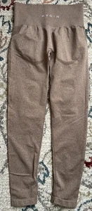 NVGTN Mocha Contour Leggings Womens Medium Full Length Seamless Fitness Gym - Picture 1 of 6
