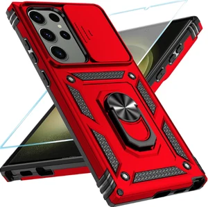 Samsung Galaxy S23 Ultra Case Ring Stand Shockproof Full Body Protective Cover - Picture 1 of 9