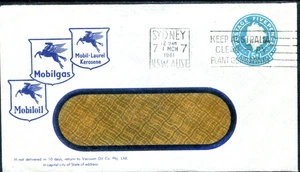 Australia QEII 5d PTPO cover 'VACUUM OIL COMPANY' Sydney 1MCH61 - Picture 1 of 2