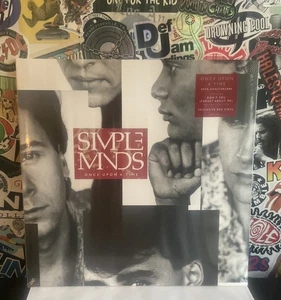 SIMPLE MINDS Once Upon A Time NEW RED VINYL W/HYPE STICKER  - Picture 1 of 3