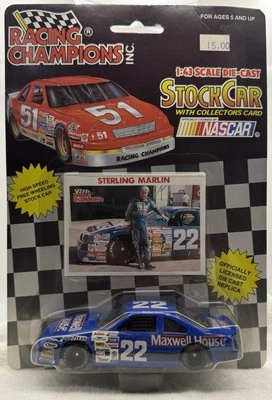 Racing Champions STERLING MARLIN #22  1992  NASCAR  1/43 MAXWELL HOUSE - Image 1 of 2