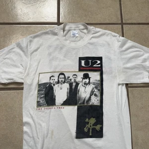 Vintage 1987 U2 The Joshua Tree Band Tee White XL (fits Medium) 80s Tour Shirt - Bild 1 von 14
