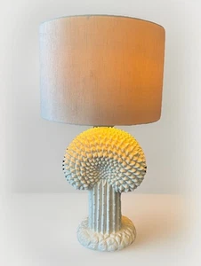 Vintage italienische Majolika Kaktus Tischlampe John Dickinson zugeschrieben 70er Jahre - Bild 1 von 13
