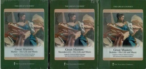 3 Great Masters with DVDs and Guidebooks Mahler NEW Shostakovich New Brahms LN - Picture 1 of 1