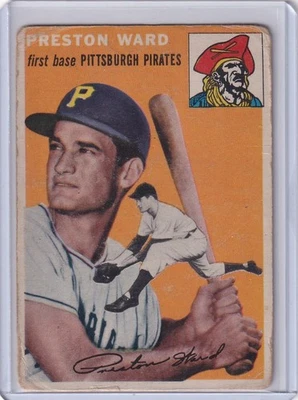 1954 Topps #72 Preston Ward - Pittsburgh Pirates - Image 1 of 2
