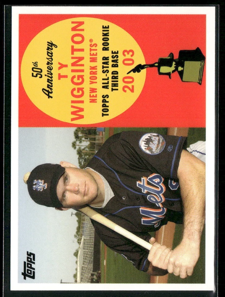 2008 Topps #AR89 Ty Wigginton All-Rookie Team 50th Anniversary {Mets} - Image 1 of 2