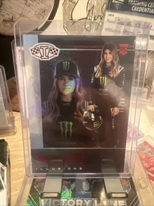 2020 Panini Chronicles - Illusions Hailie Deegan #21 Red /99 - Picture 1 of 3