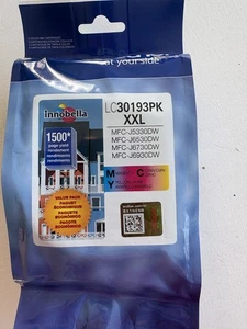 Genuine NEW Brother LC30193PK XXL Ink Cartridge Pack - Cyan/Magenta/Yellow - Picture 1 of 3