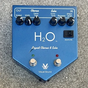 Visual Sound H2O Liquid Chorus & Echo Delay Hall Effekpedal für Gitarre - Bild 1 von 4