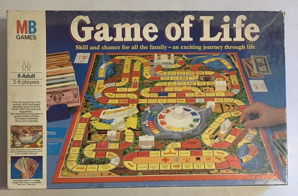Game Of Life Vintage Board Game From 1984 MB Games 100% Complete VGC - Image 1 of 4