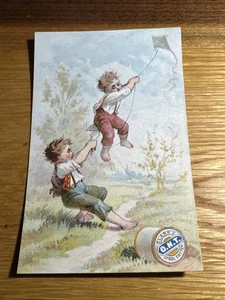 T. K. Horton & Co Trade Card-Clark’s ONT Spool Cotton- Brooklyn, NY.  U424 - Picture 1 of 2