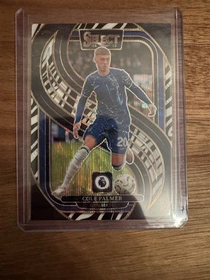 2024-25 Panini Select Premier League Mezzanine Cole Palmer #182 Zebra Prizm - Image 1 of 2