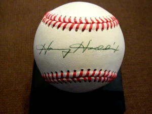 HARVEY HADDIX 13 INNING PERFECT GAME PIRATES SIGNED AUTO VINTAGE BASEBALL JSA - Picture 1 of 3