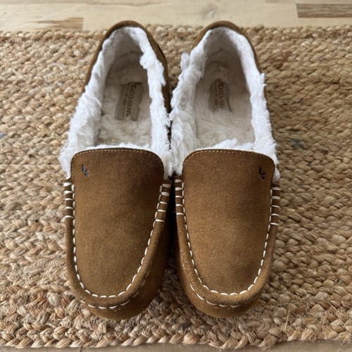 Scarpe mocassino Koolaburra By Ugg da donna taglia 7 Lezly pantofole marrone castagno