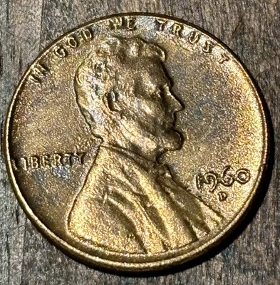 1960-D Lincoln Memorial Cent DDO Date, Mint mark Small Date Over Large BU-RD” - Image 1 of 4