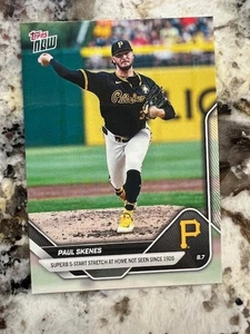 2025 TOPPS NOW MLB CARD PITTSBURGH PIRATES PAUL SKENES #531 SUPERB 5 GAME START - Bild 1 von 1