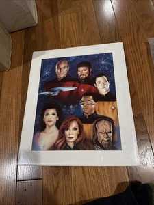 Star Trek Next Generation lithograph autographed by the artist John A Collado 92 - Picture 1 of 3