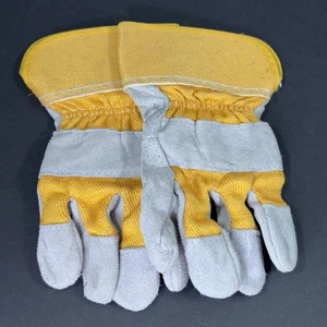 Children's Leather Kids Work Gardening Gloves age 5-8 Never Worn - Picture 1 of 7