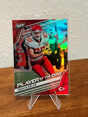 Travis Kelce 2020 Panini Player of the Day Tango Parallel /99 Kansas City Chiefs - Image 1 of 3