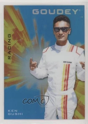 2021 Upper Deck Goodwin Champions Goudey Blue Platinum Ken Gushi #G11 - Image 1 of 2
