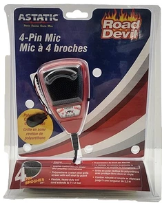 Astatic RD104E-4B Road Devil CB Radio Amplified Noise Canceling Microphone - Picture 1 of 8