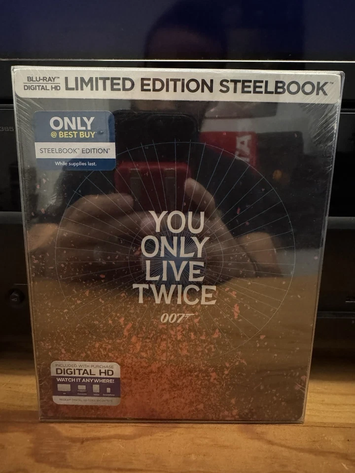 You Only Live Twice  *Steelbook* Brand New*Only Best Buy* (Blu-ray) Sean Connery Foto 1 de 2