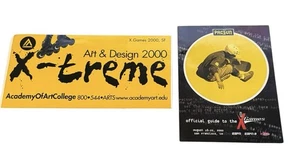 X Games 2000 San Francisco California Official Guide Pacsun Sticker Broschüre Lot - Bild 1 von 5