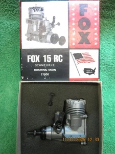 FOX GOLD CUP .15 VINTAGE R/C MODEL AIRPLANE AIRCRAFT GLOW ENGINE #21600 - Picture 1 of 6
