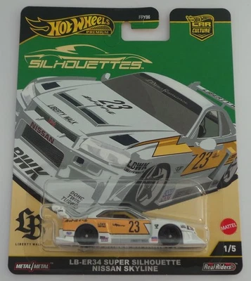 HOT WHEELS Nissan Skyline LB-ER34 Super Premium Car Culture 2024 Silhouettes 1/5 - Bild 1 von 3