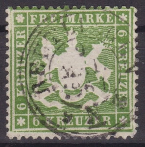 == AD Württemberg Mi. 18x gest., probado, cat. 150€ == - Imagen 1 de 2