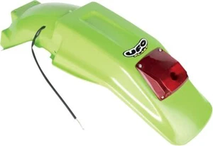 GUARDABARROS TRASERO UFO ENDURO CON LUZ TRASERA DE PARADA KAWASAKI KDX200 KX-VERDE KA02715-026 - Imagen 1 de 1